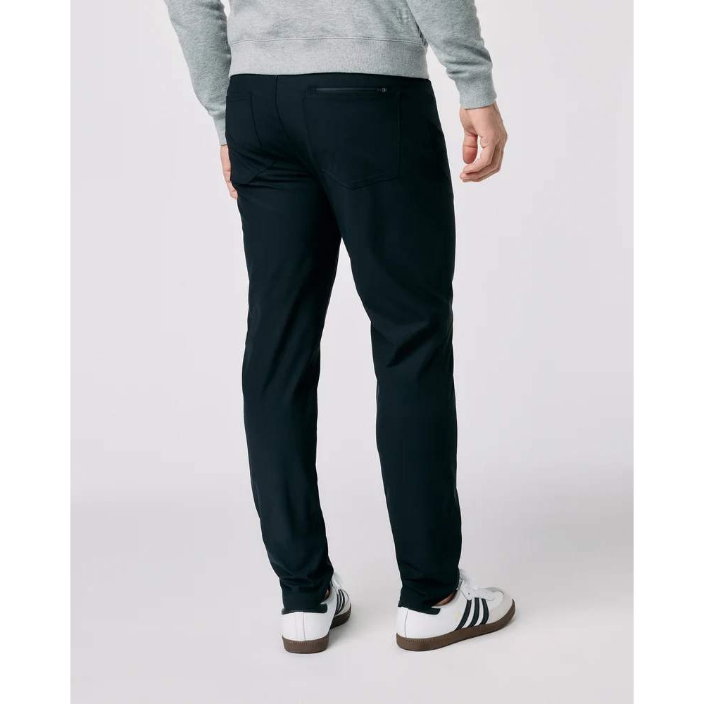 Vuori Meta Pant Mens Size 33 Black Performance Chino Slim Fit Tapered Leg V430 - Picture 4 of 7